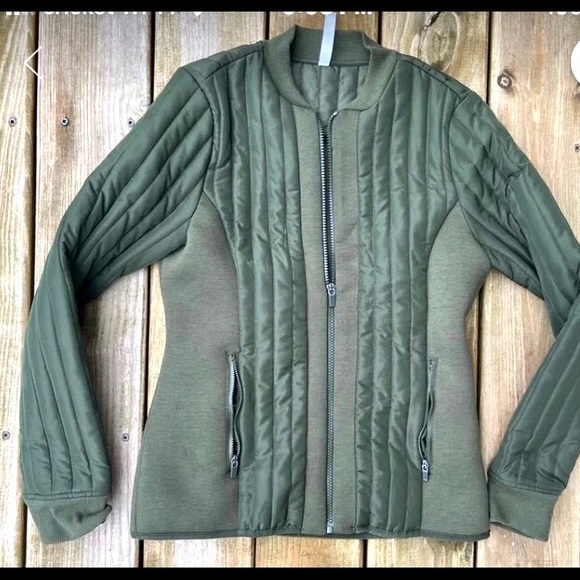 ALL SOLD - Fabletics “Puffer Jackets” Army Green - Picture 1 of 11